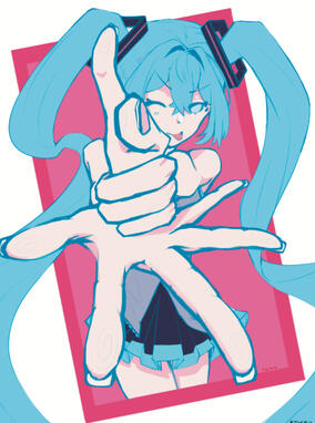 Full-Body Lineart Colored